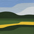 Fields 15 x 15 cm original painting
