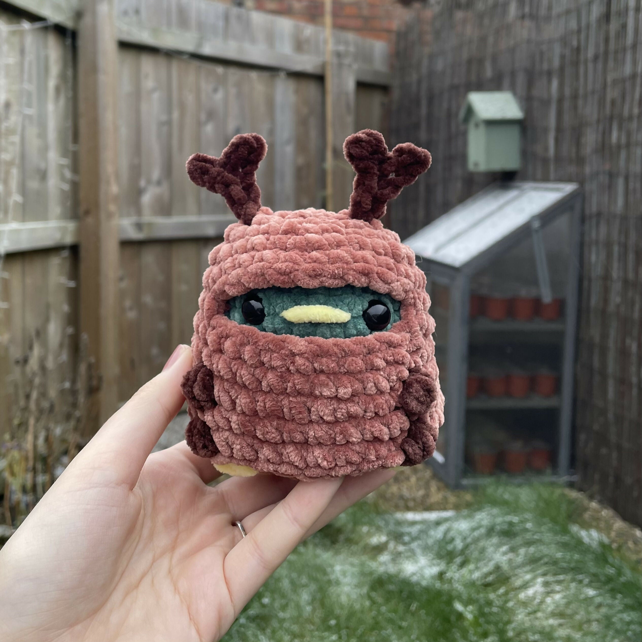 Crochet Reindeer Duck