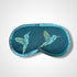 Turquoise Hummingbirds Linen Lavender Infused Eye Mask