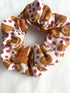 White Gingerbread Man Christmas Hair Scrunchie