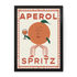 Aperol Spritz Retro Cocktail Print