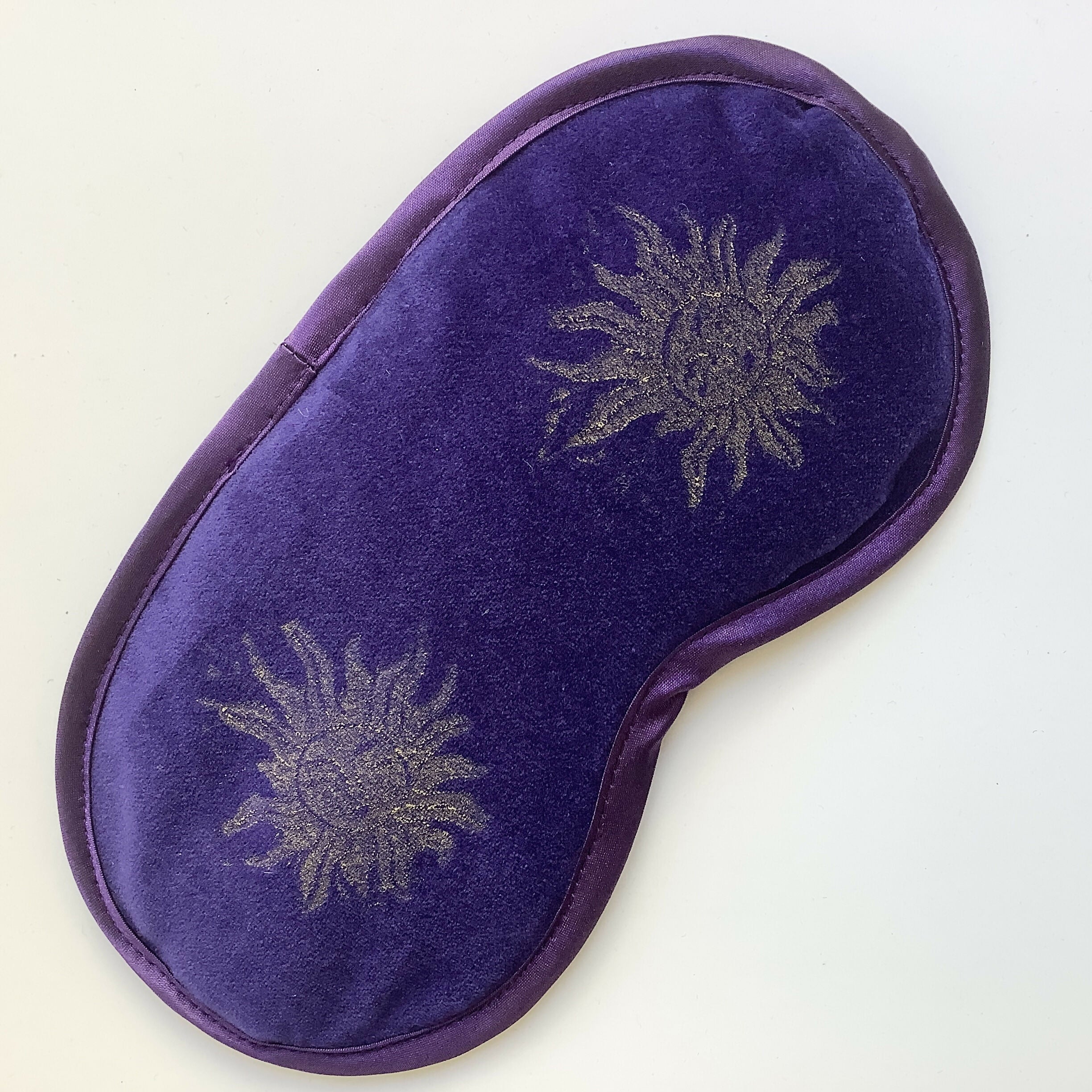 Purple Sun Velvet Lavender Eye Mask