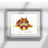 SQUIRREL LOVE, FINE ART PRINT