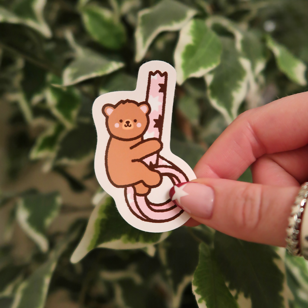 Washi Tape Bear Die Cut Sticker