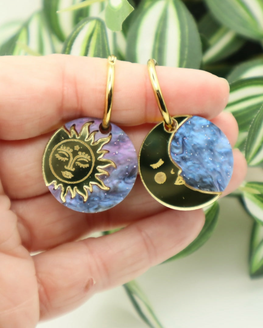 Gold Sun and Moon