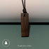 Minimalist Solid Wood Rectangle Pendant
