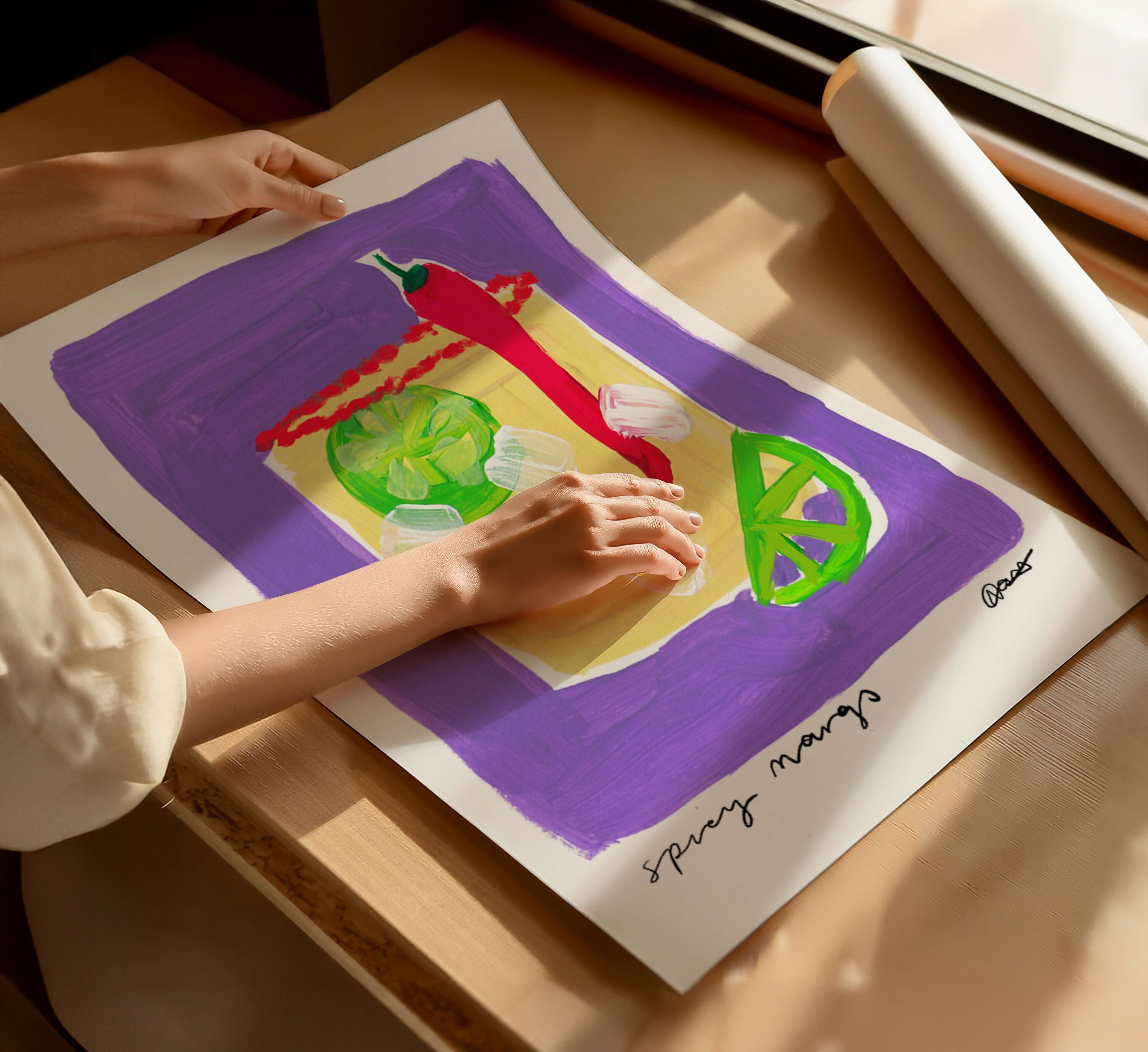 Spicy Margs Art Print