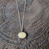 Beach Stone and Silver Pendant