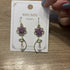 Micro Crochet Flower Dangle Earrings