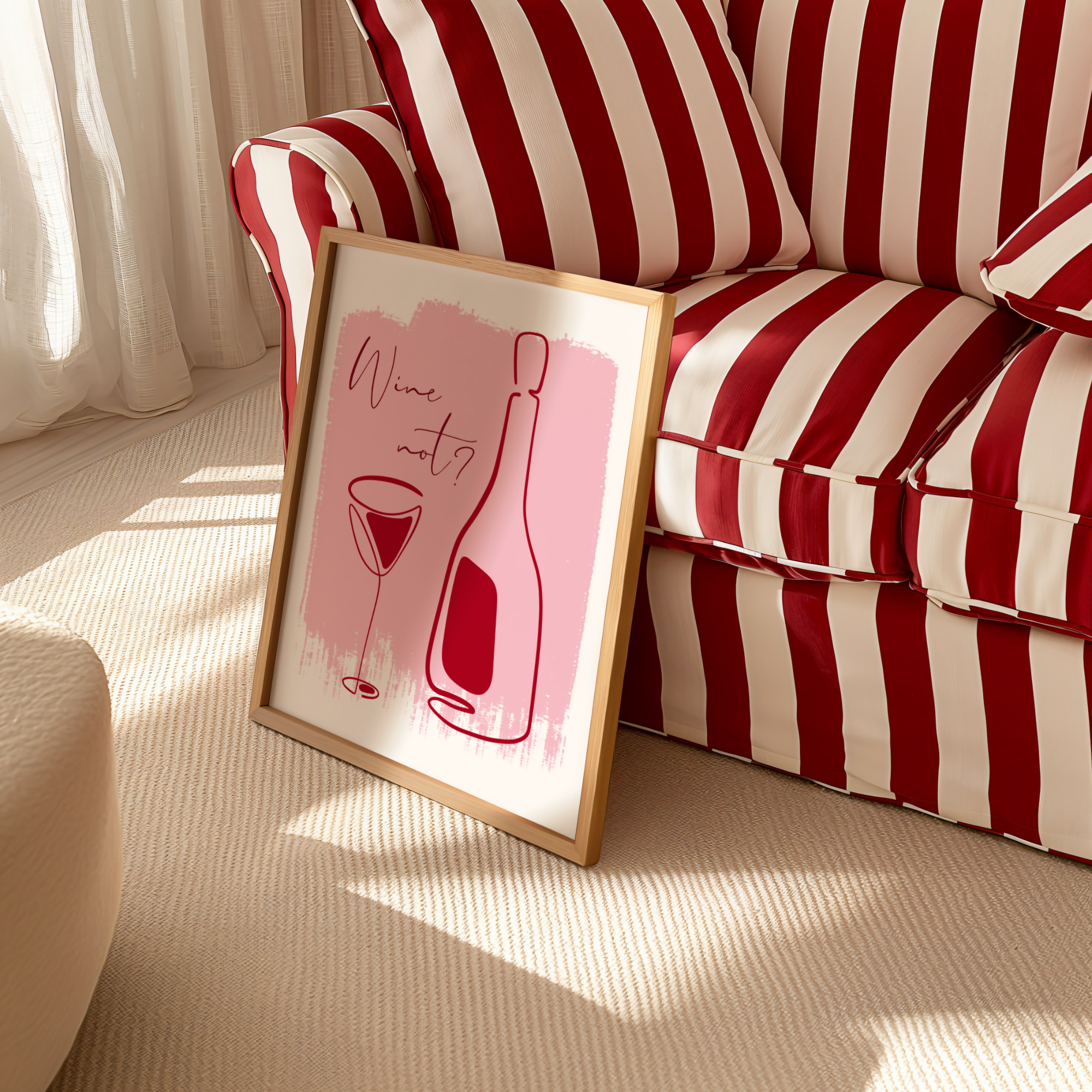 WINE NOT? WALL ART PRINT
