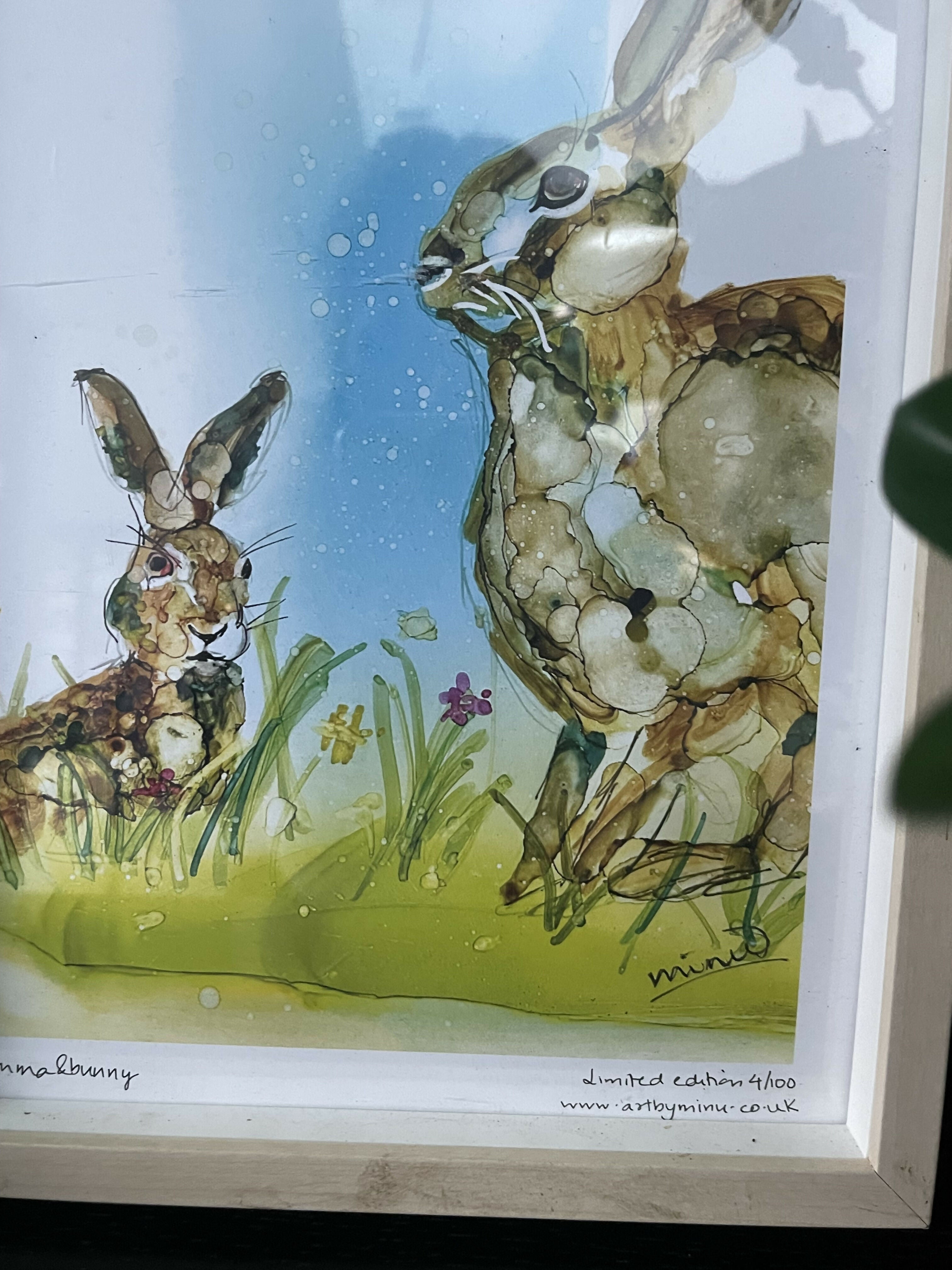 Mamma and Bunny - Limited Edition Print
