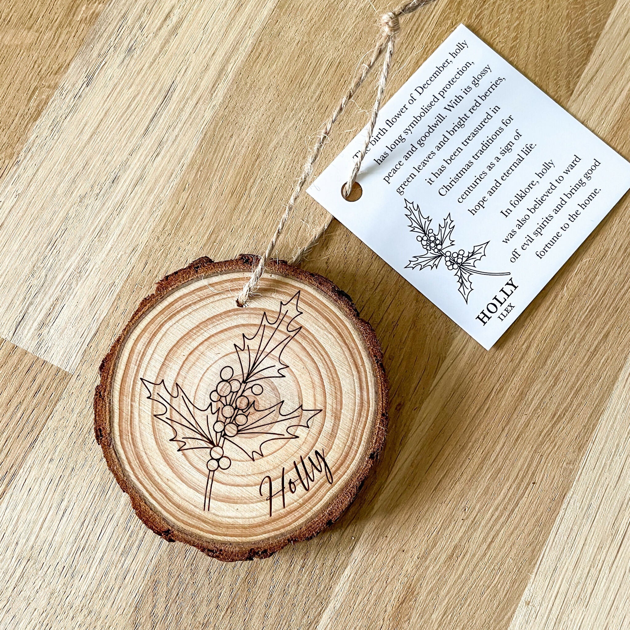 Birth Flower Hanging Decorations