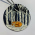 Painted Fox Tree Decoration