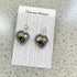 Diamond stud Crystal Embroidery Earrings