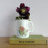 cute wren bone china vase