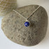 Lapis Lazuli Drop Necklace, Sterling Silver