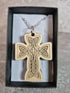 Handcrafted and Engraved Celtic Cross Pendant