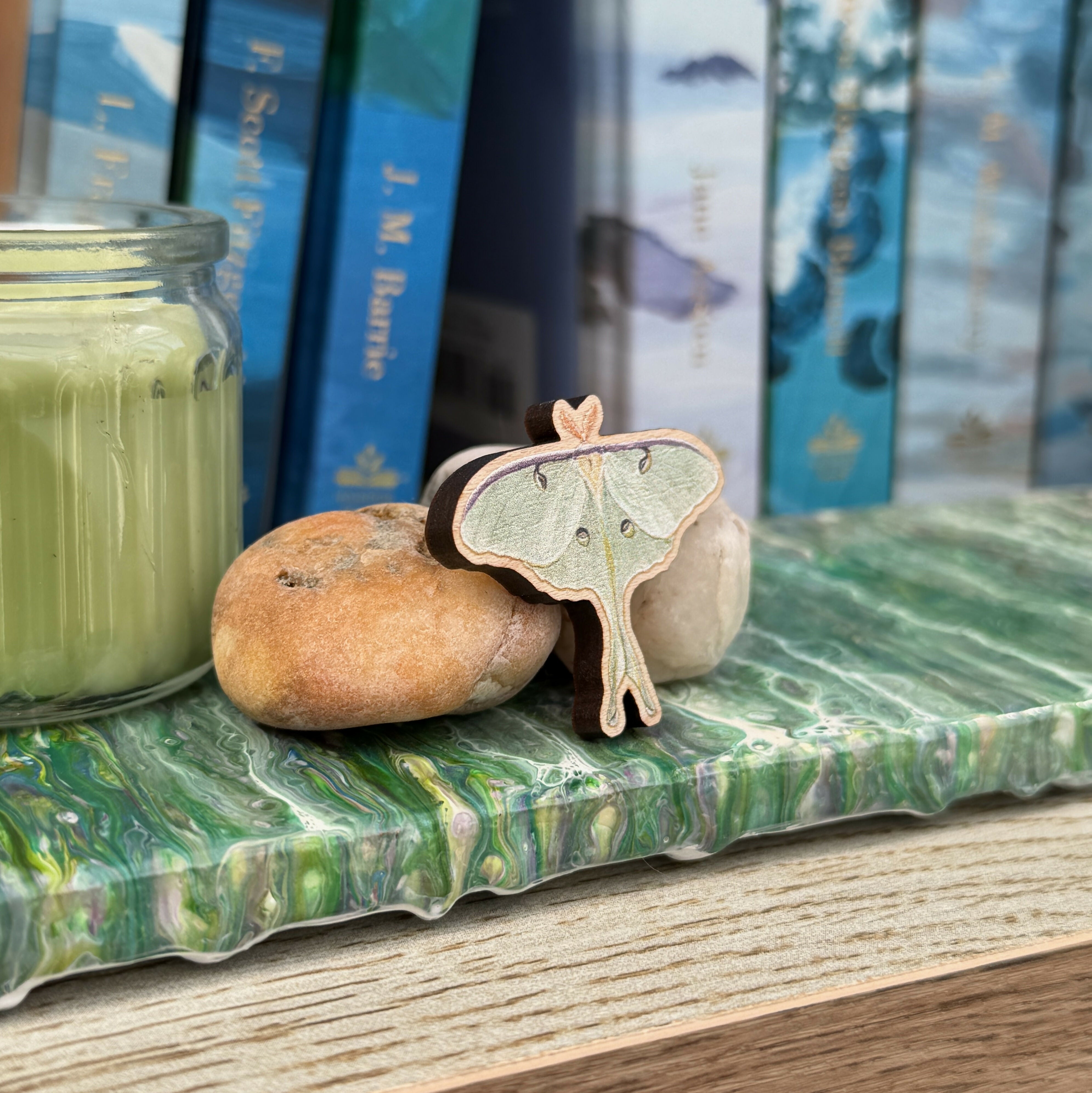 Luna Moth - Wooden Pin