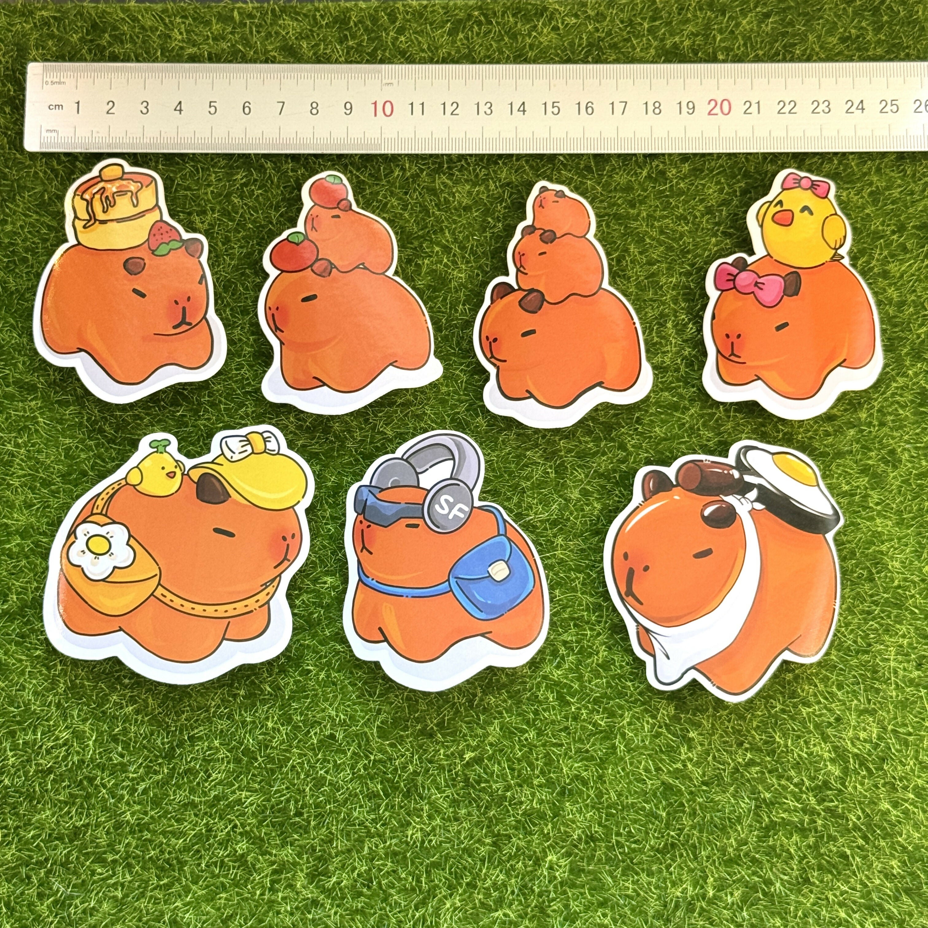 Capybara Sticker Pack (7 Pcs)