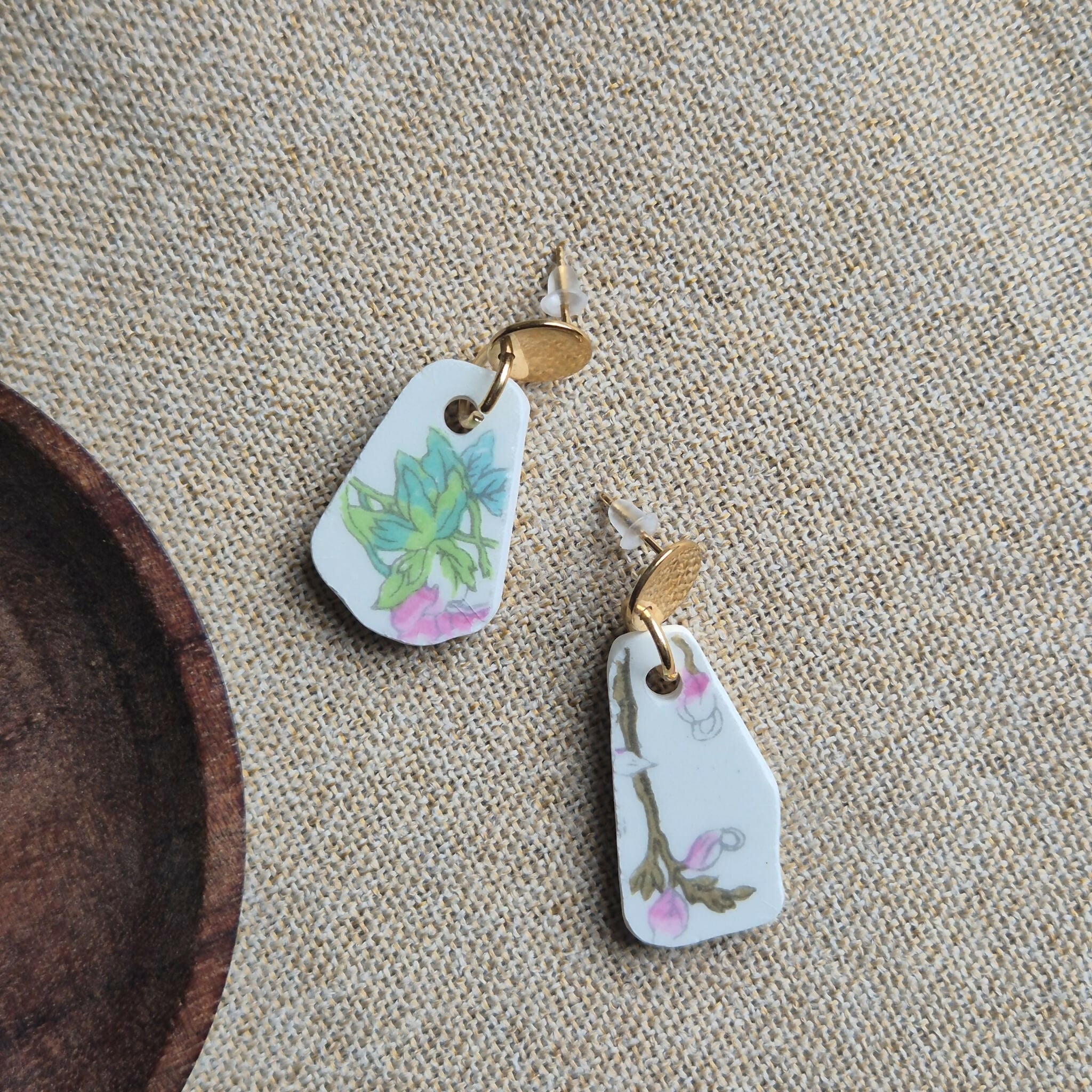 Recycled Ceramic Earrings