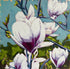 Magnolia Blooming Floral - 8x8" Framed Art Print