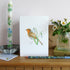 Robin and Snowdrops Greetings Card