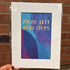 Right, Left Baby Steps Mini Print