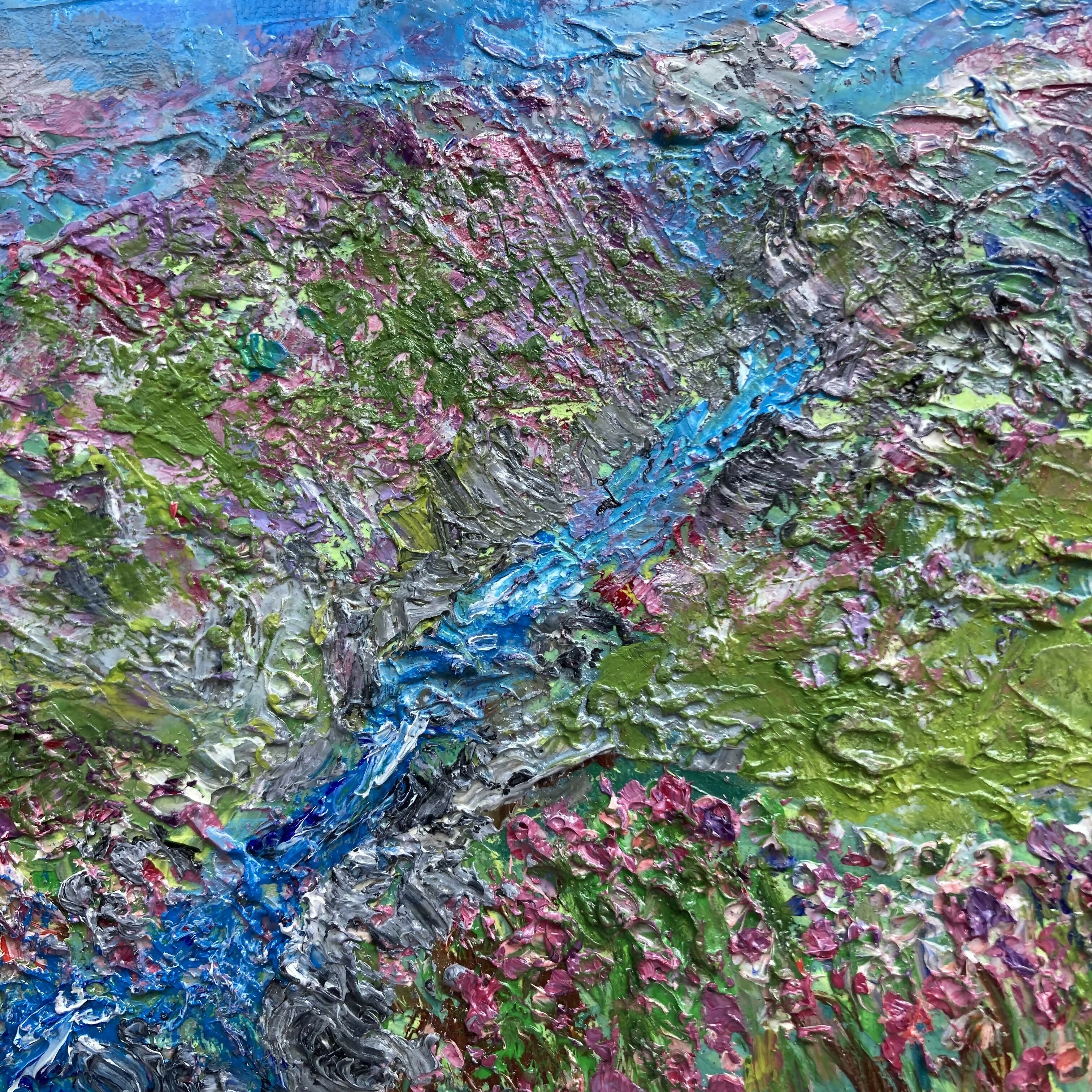 Heather by the Beck Original Oil Painting On Canvas