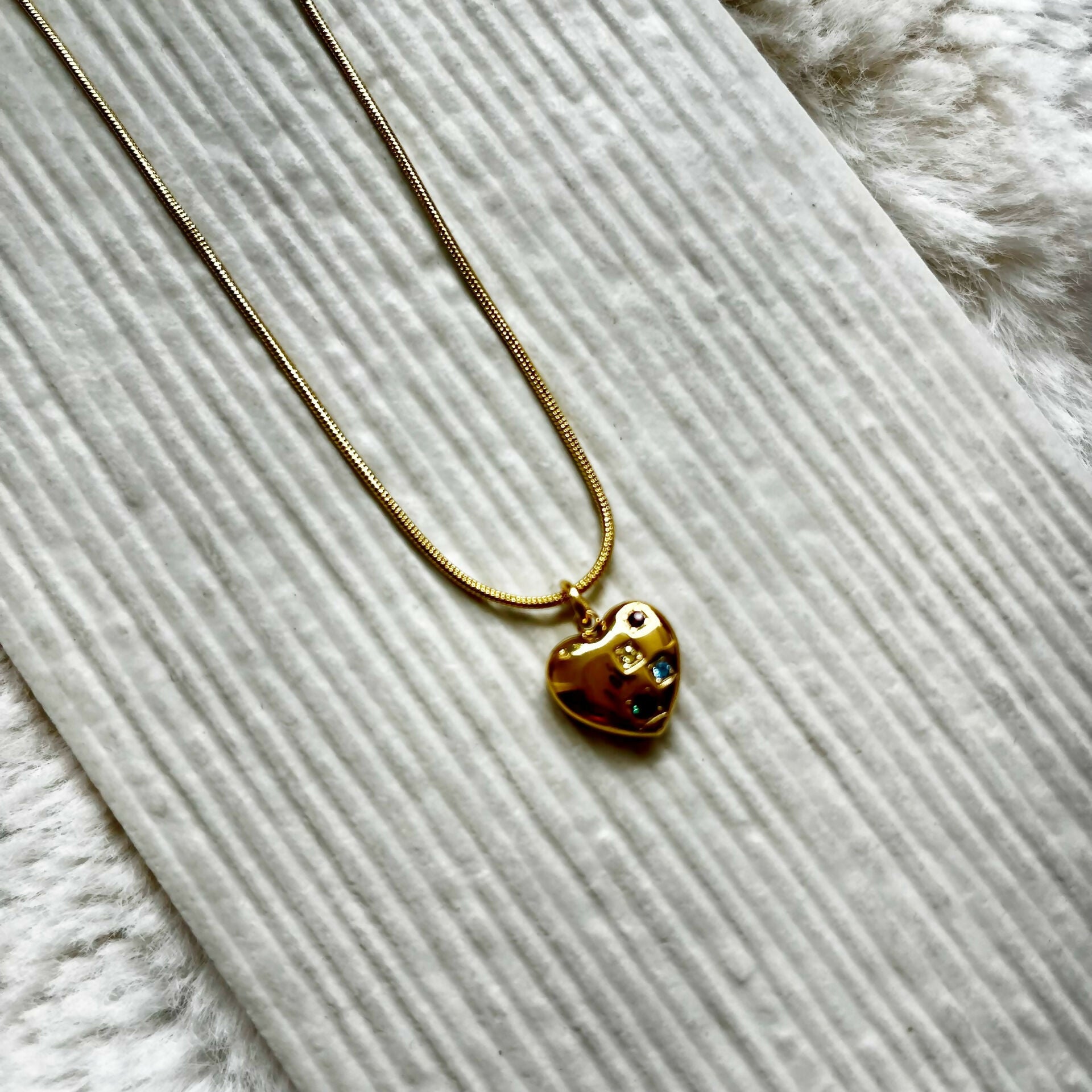 Heart Candy Stone Necklace