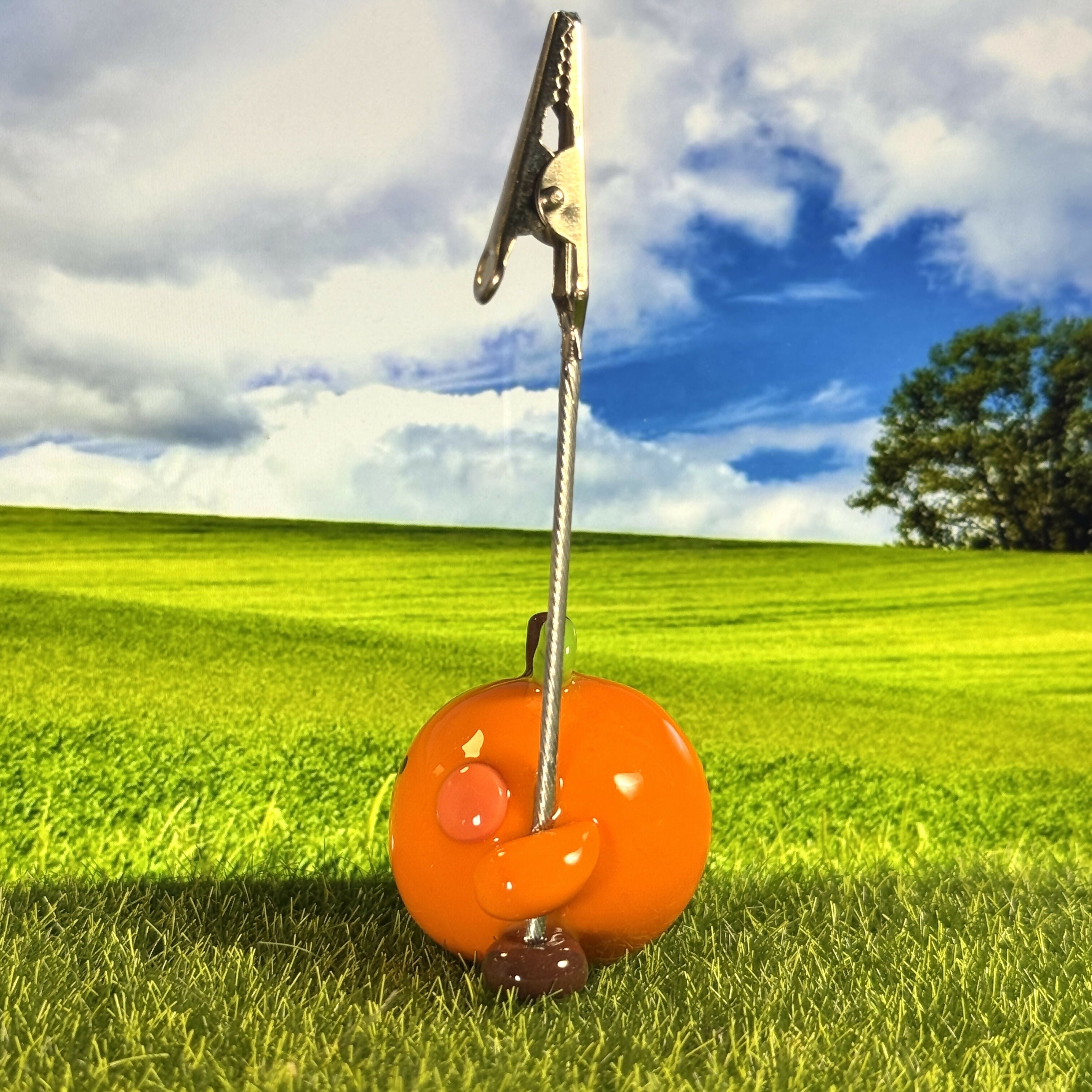 Happy Orange Friend Memo Holder