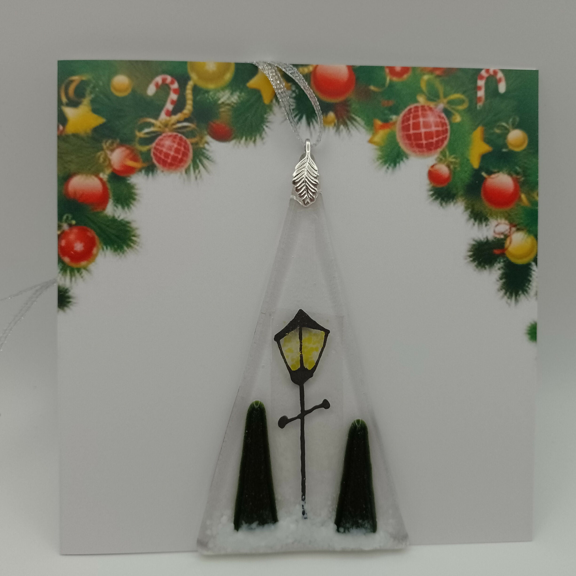 Fused Glass Christmas Card