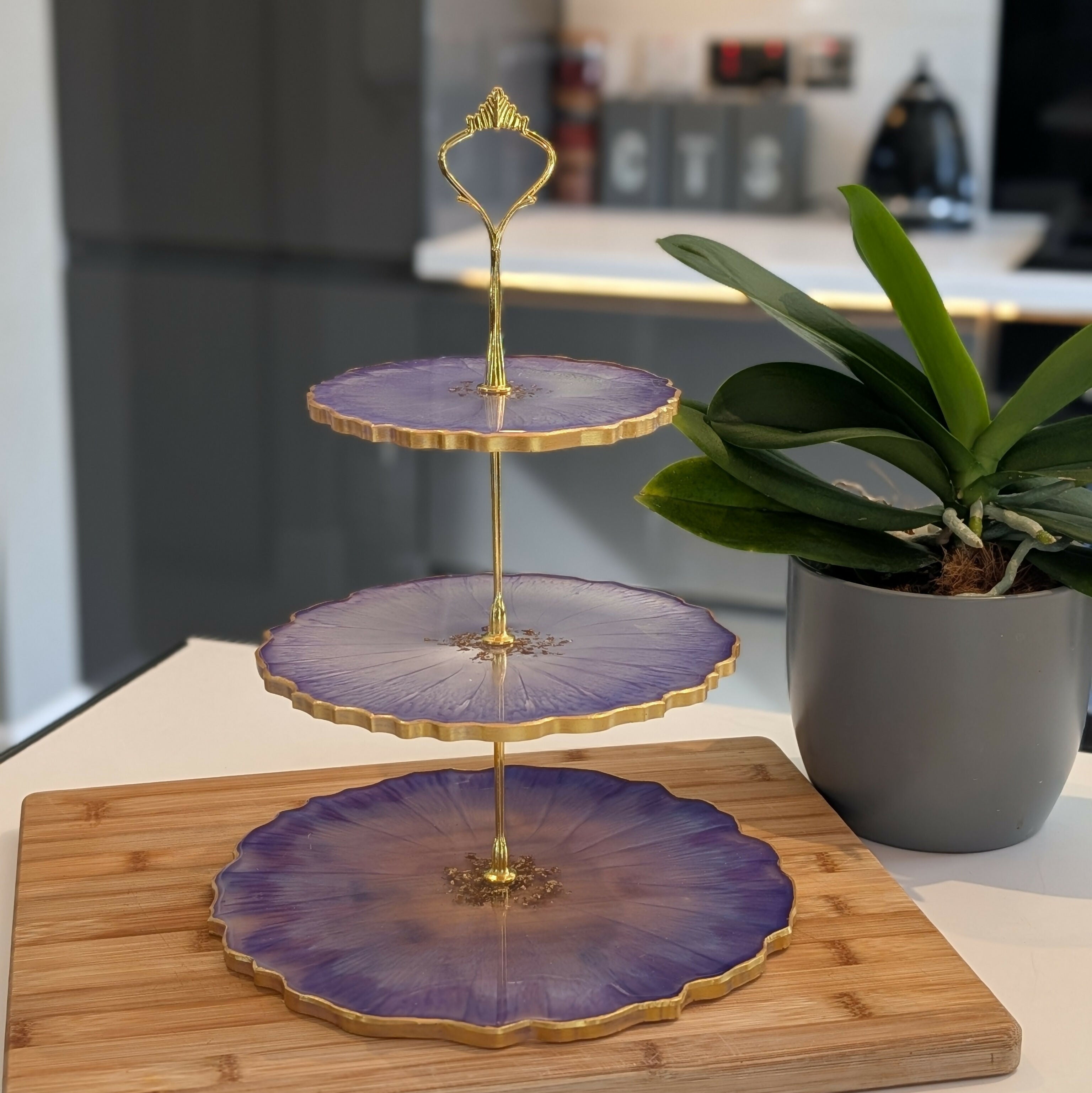 BESPOKE 3 TIERED AFTERNOON TEA CAKE STAND