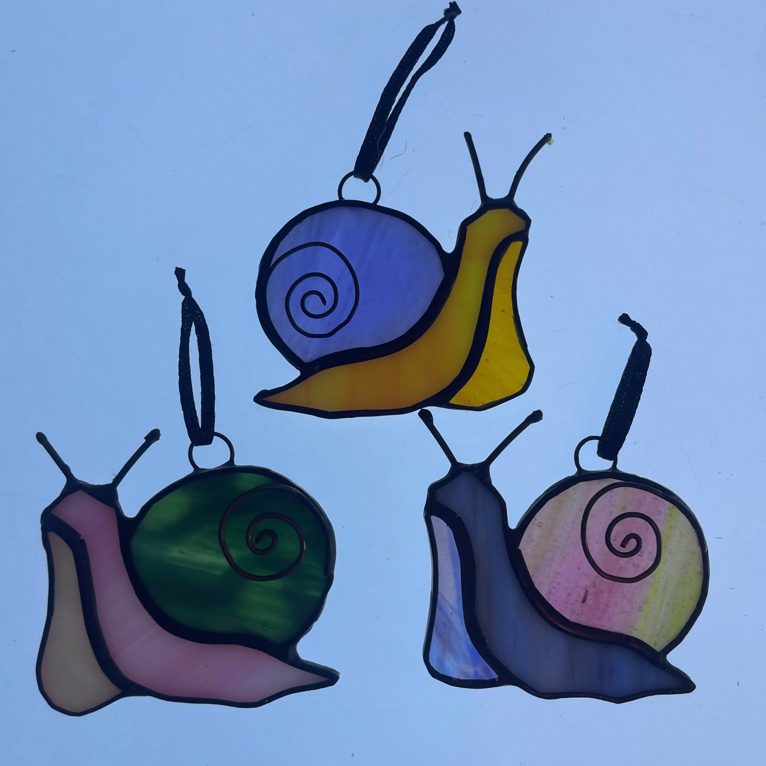 Stained Glass Snails - Assorted Colours
