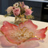 BEAUTIFUL IRREGULAR SHAPE GOLD REINDEER FRUIT BOWL