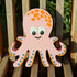 Hand Painted Wooden Octopus