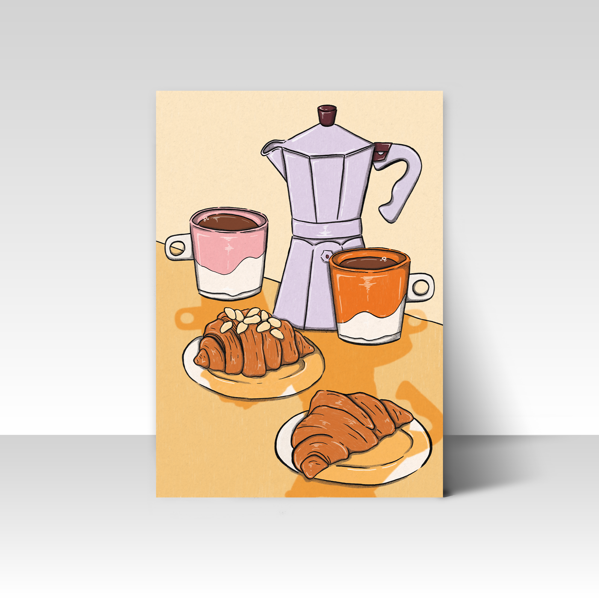 Coffee & Pastry Print