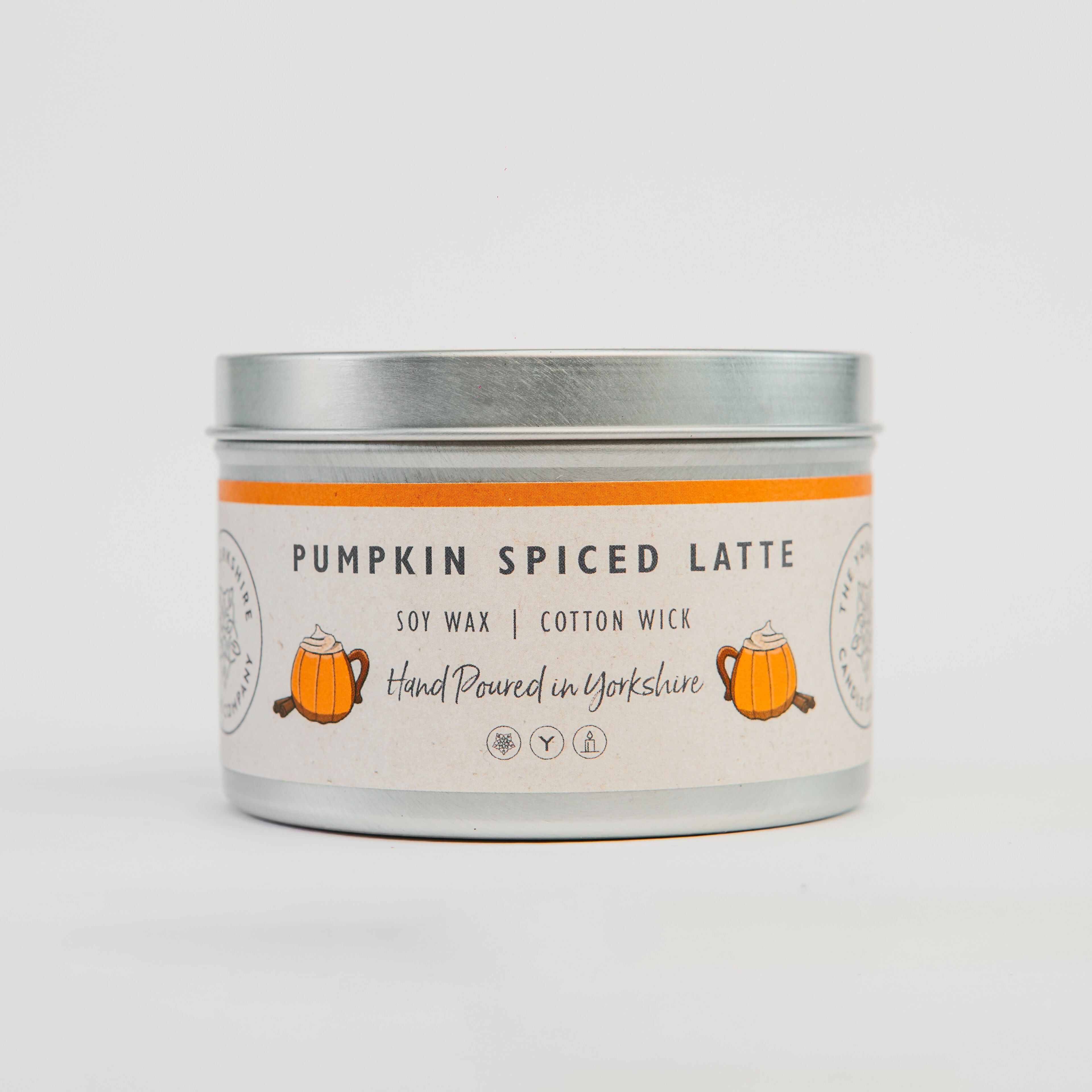 Pumkin Spiced Latte Large Tin Candle - 250ml