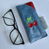 Original Design Embroidered Slip In Glasses Case