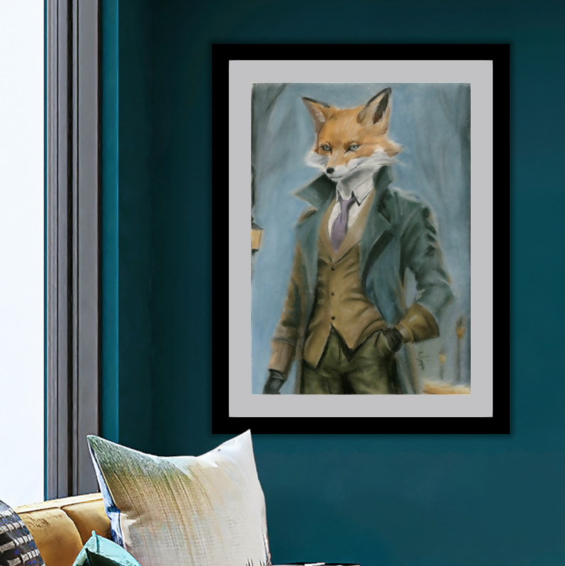pastel fox