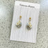 Pendant Crystal Embroidery Earrings (Waterdrop)