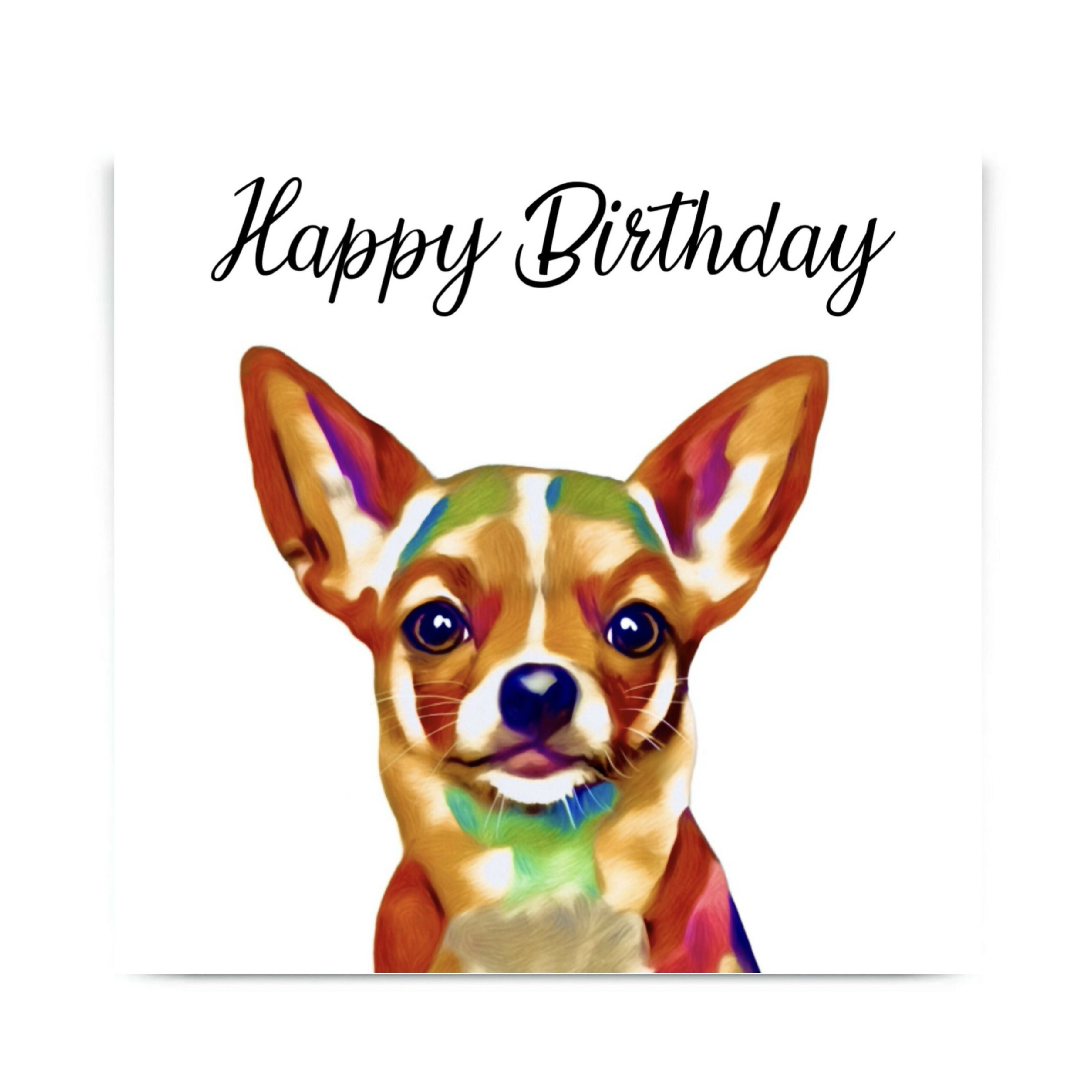 CHIHUAHUA DOG GREETINGS CARD
