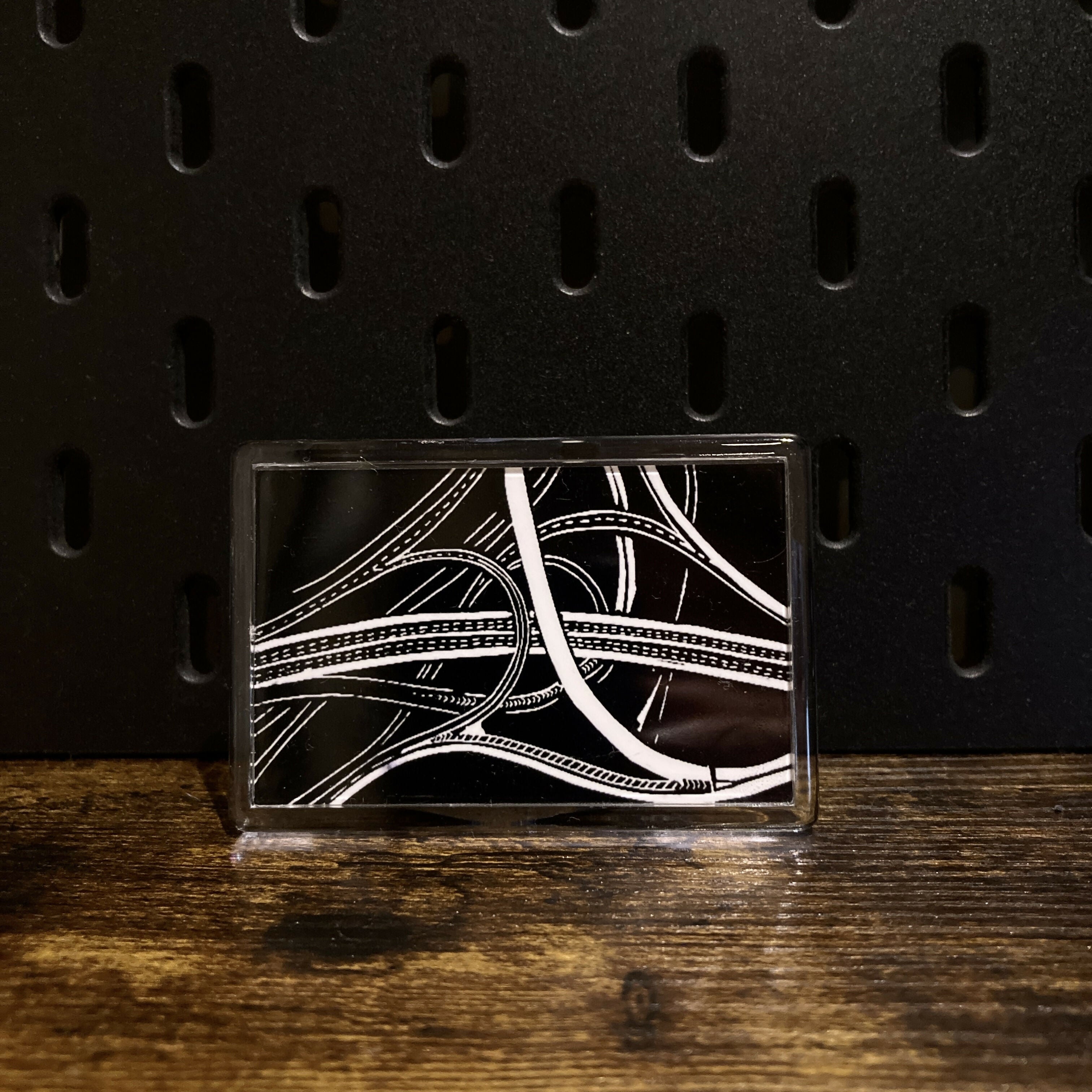 Magnet - Digital print of Spaghetti Junction lino