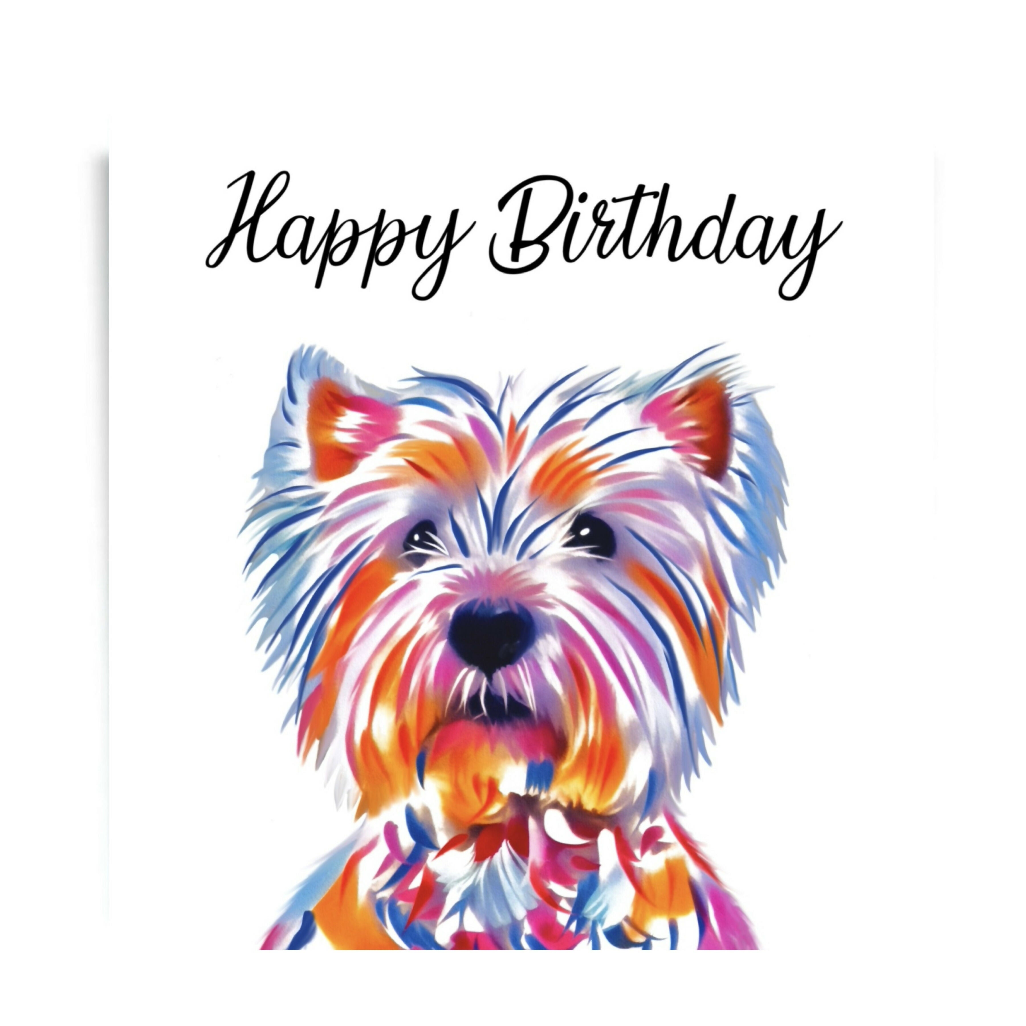 WESTIE DOG GREETINGS CARD