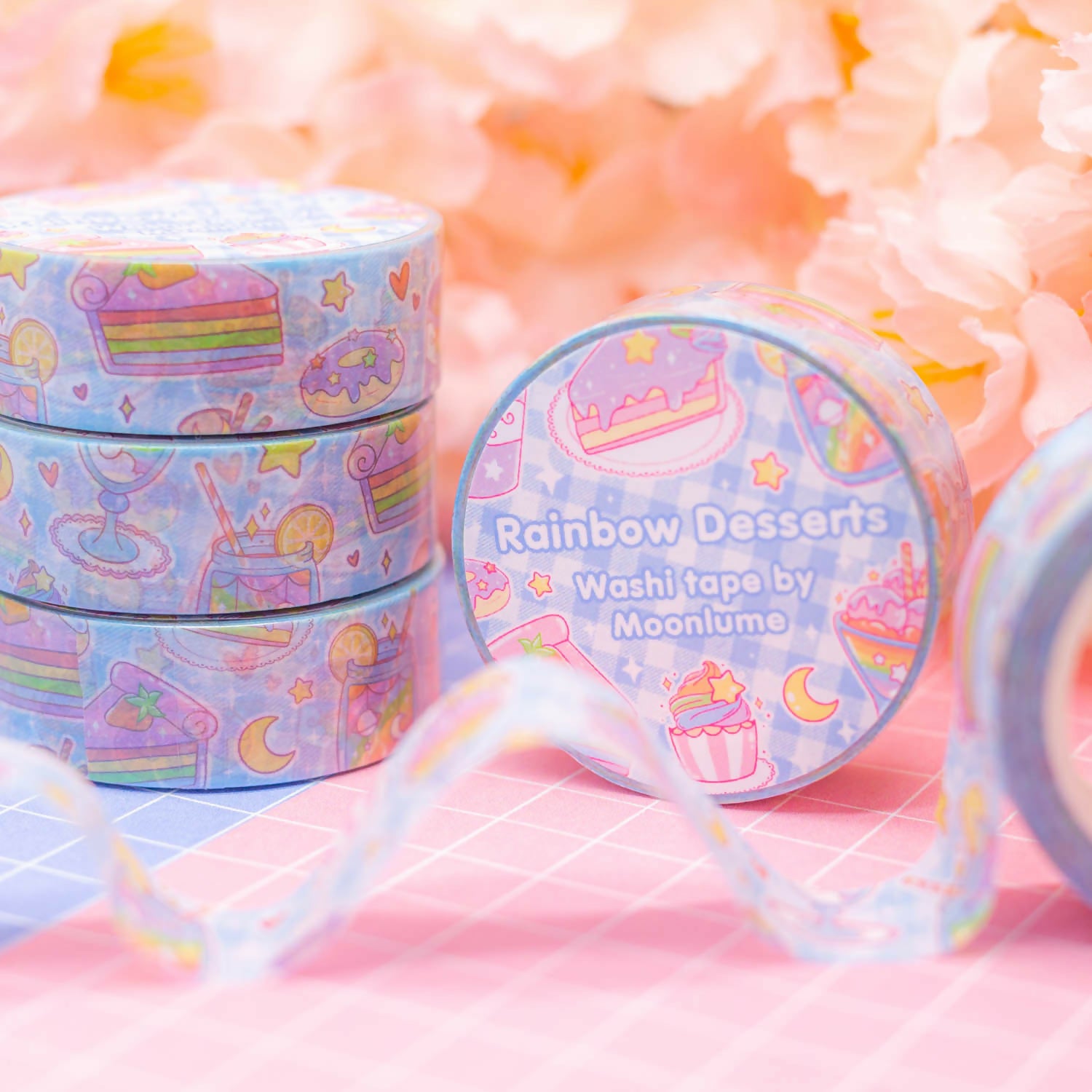 Washi Tape - Rainbow Desserts