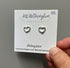 Open Heart Studs