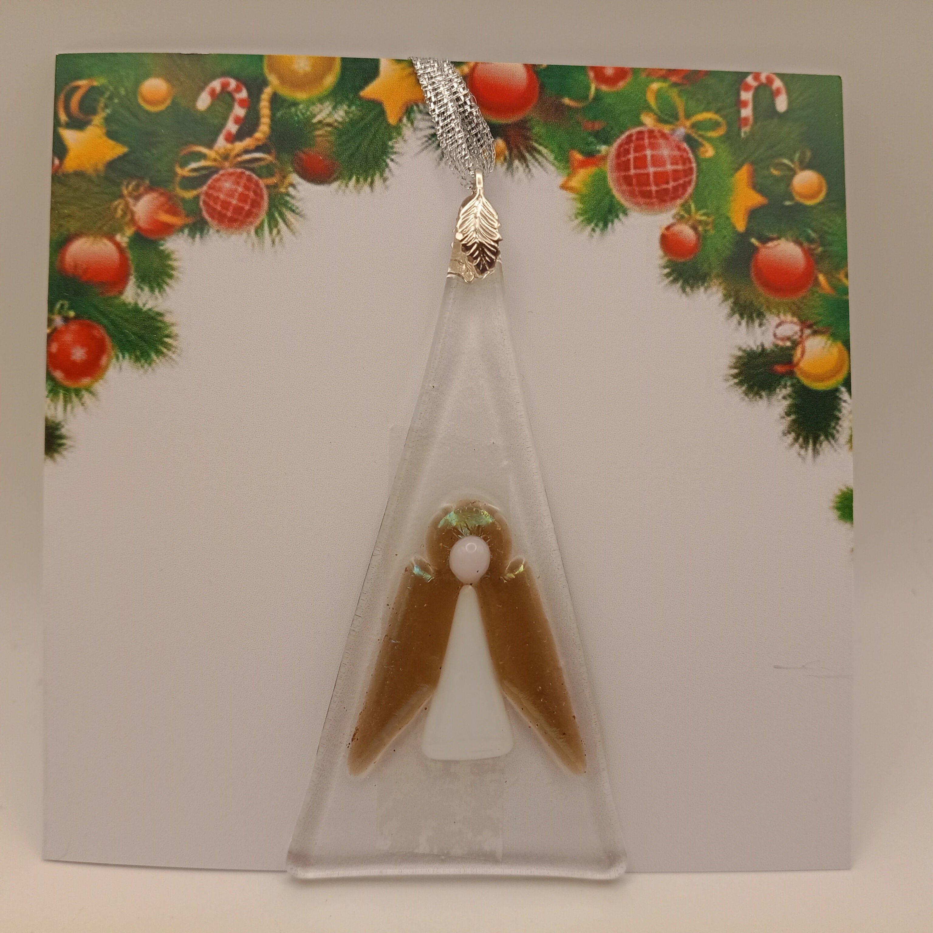 Fused Glass Christmas Card