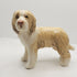 Ceramic Bearded Collie Sculpture, Fawn