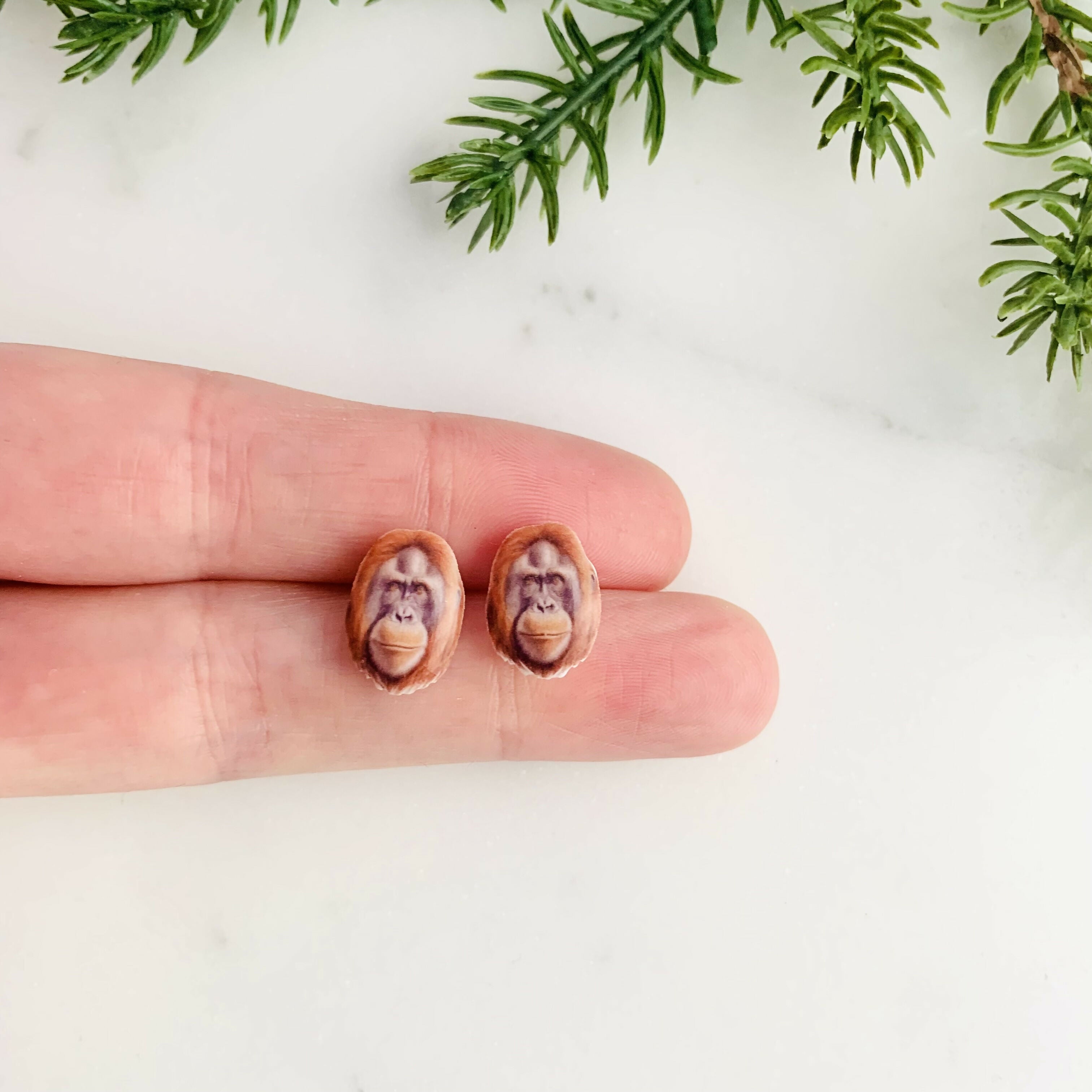 Orangutan Stud Earrings