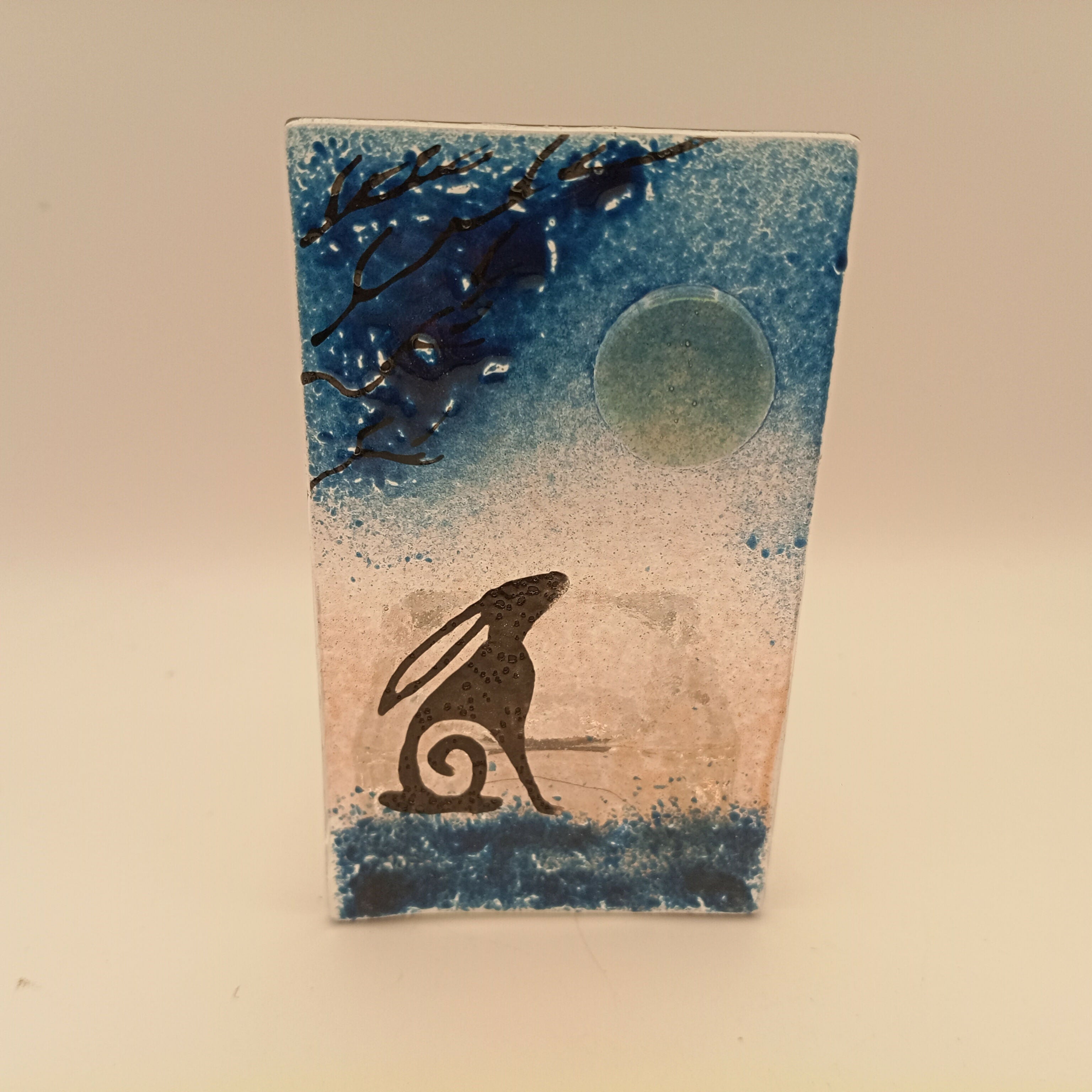 Moon Gazing Hare Tealight