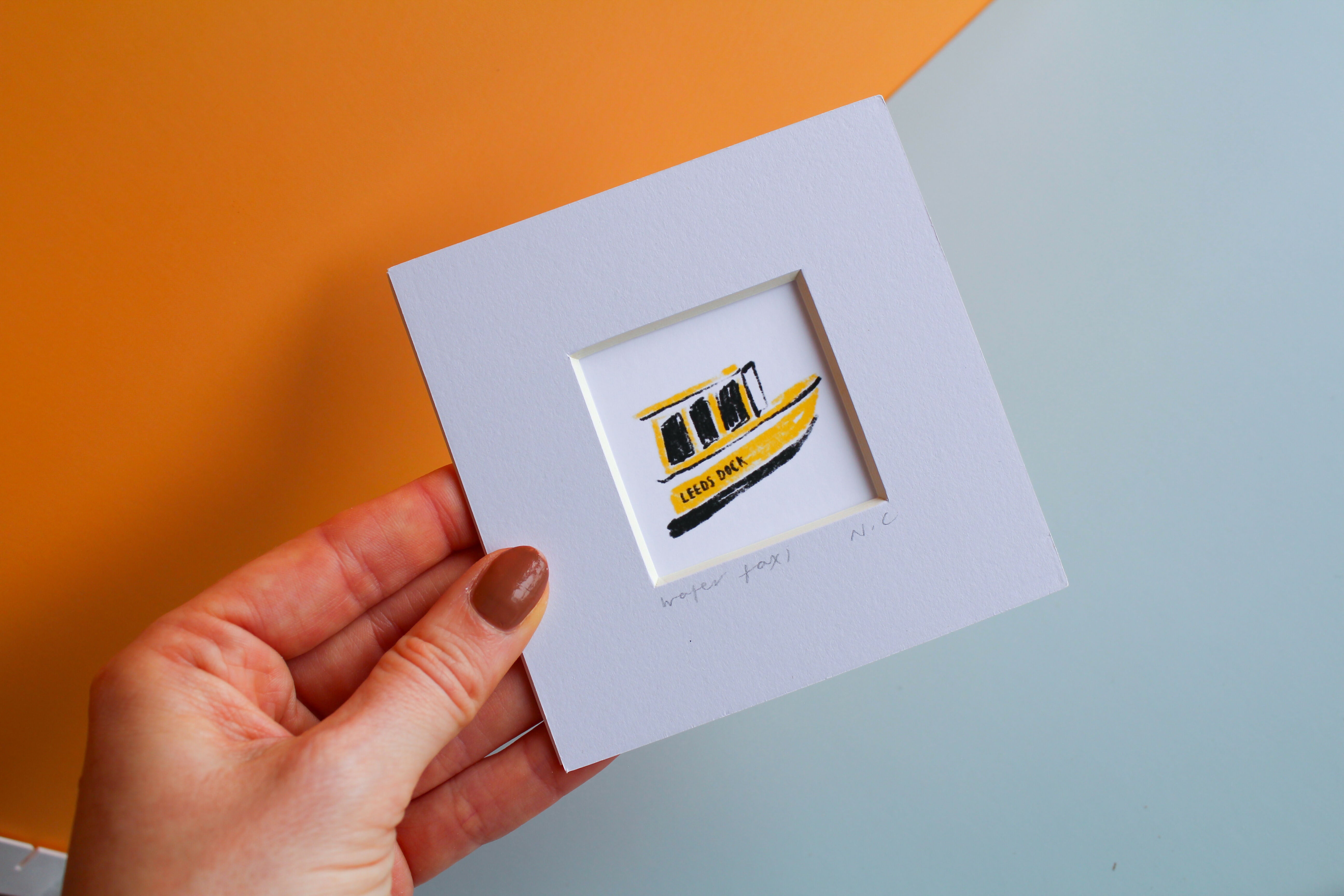Leeds Water Taxi Mini Print